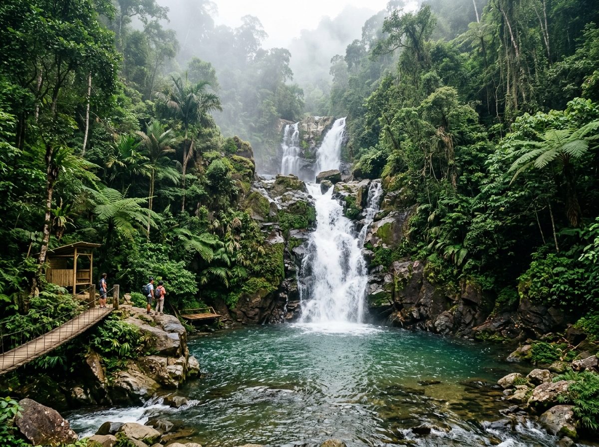 Wisata Air Terjun Haratai